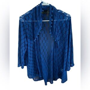 Slinky Royal Blue Cardigan Size M